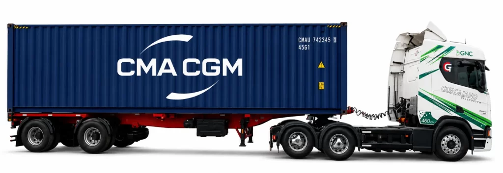 Portacontenedores con GNC